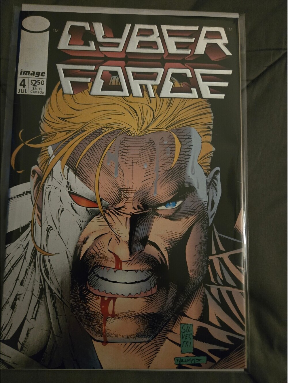 Cyber Force #4 Comic Book July 1993